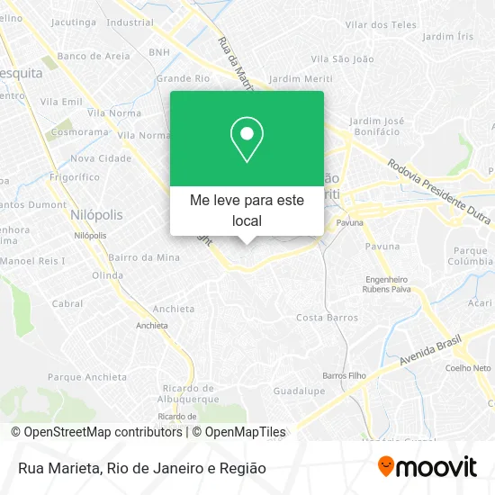 Rua Marieta mapa