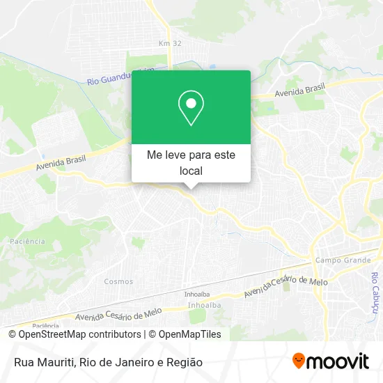 Rua Mauriti mapa
