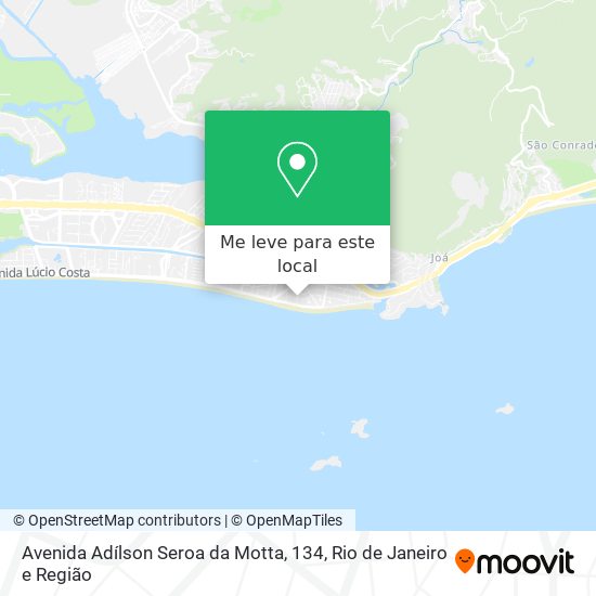Avenida Adílson Seroa da Motta, 134 mapa