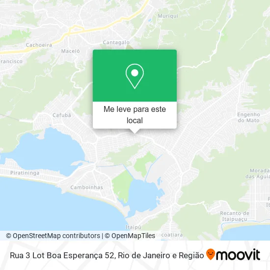 Rua 3 Lot Boa Esperança 52 mapa