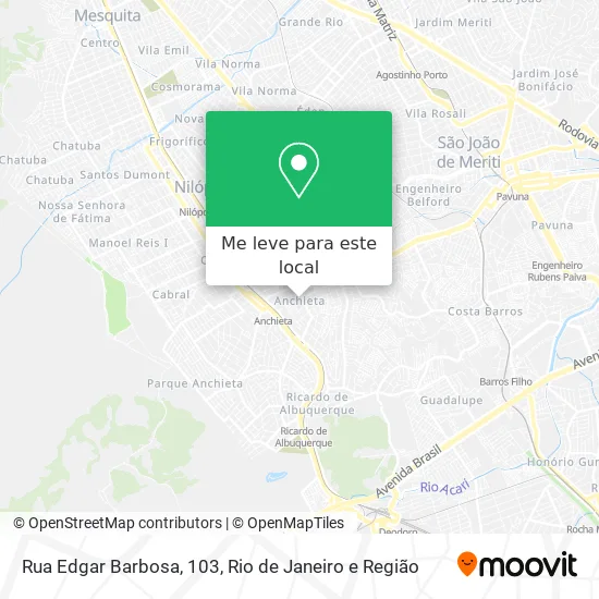 Rua Edgar Barbosa, 103 mapa