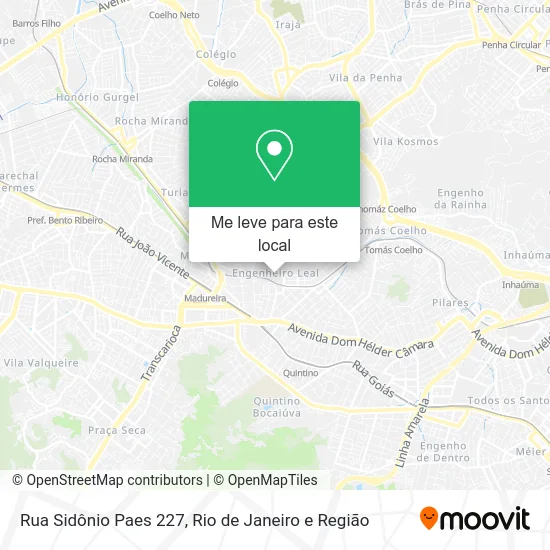Rua Sidônio Paes 227 mapa