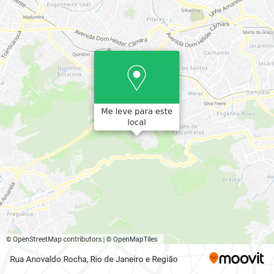 Rua Anovaldo Rocha mapa