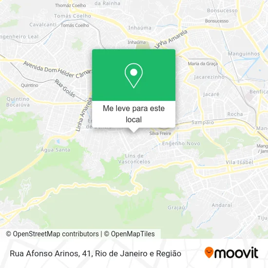 Rua Afonso Arinos, 41 mapa