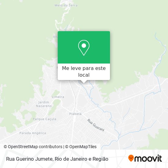 Rua Guerino Jumete mapa