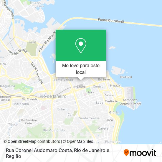 Rua Coronel Audomaro Costa mapa