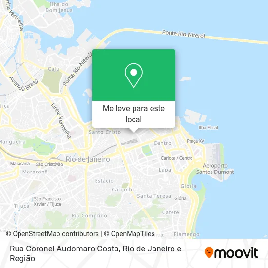 Rua Coronel Audomaro Costa mapa