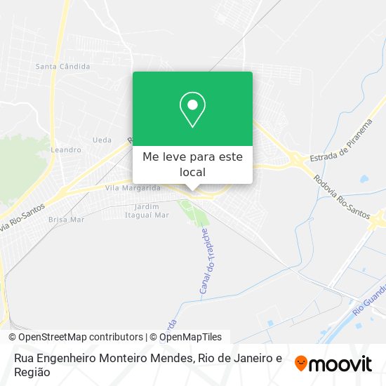 Rua Engenheiro Monteiro Mendes mapa
