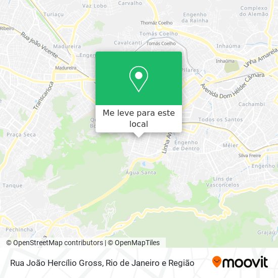Rua João Hercílio Gross mapa