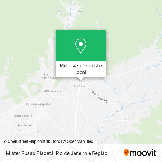Mister Russo Piabetá mapa