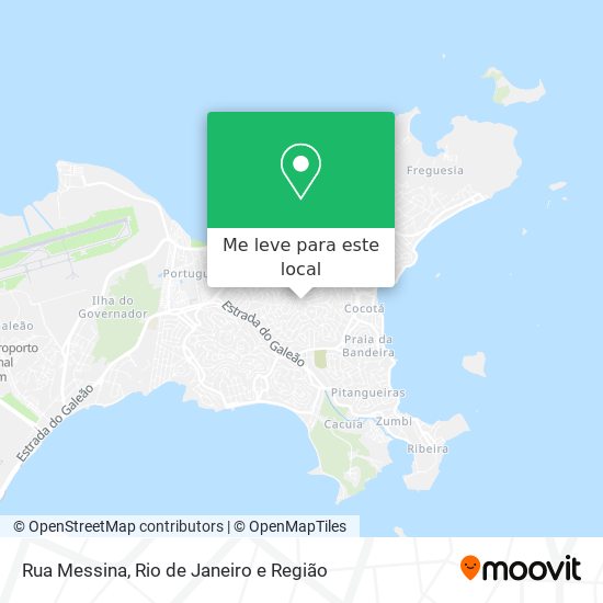 Rua Messina mapa