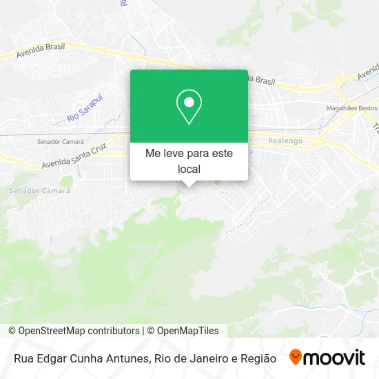 Rua Edgar Cunha Antunes mapa