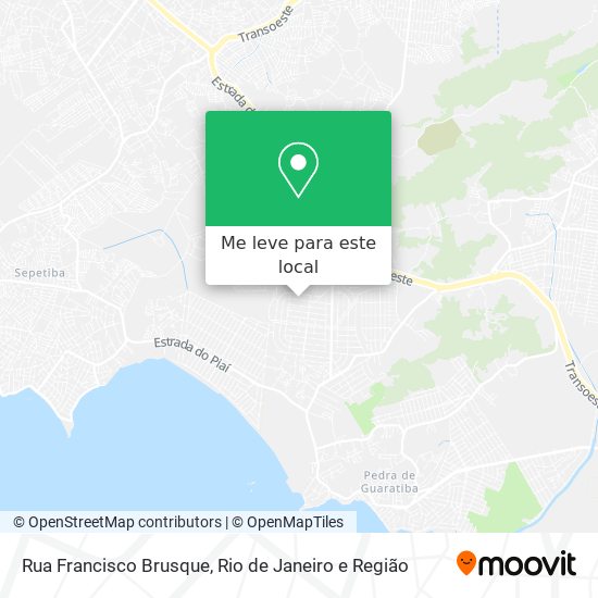 Rua Francisco Brusque mapa