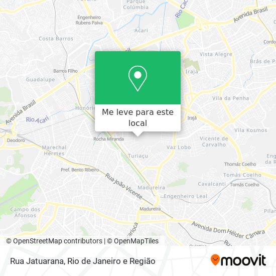 Rua Jatuarana mapa