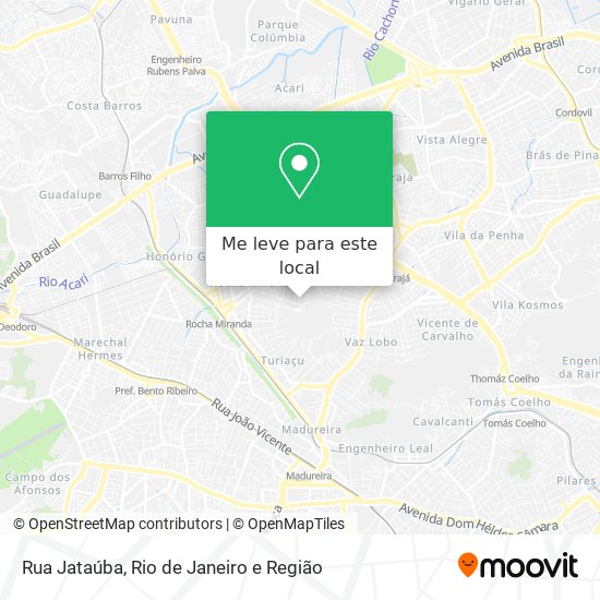 Rua Jataúba mapa
