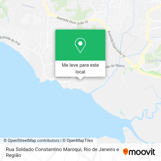 Rua Soldado Constantino Maroqui mapa
