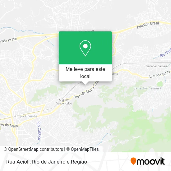 Rua Acioli mapa