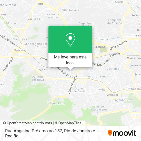 Rua Angelina Próximo ao 157 mapa