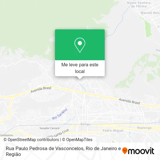 Rua Paulo Pedrosa de Vasconcelos mapa