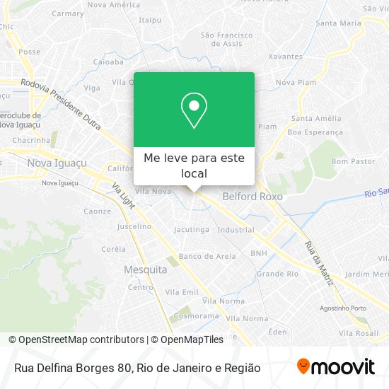Rua Delfina Borges 80 mapa