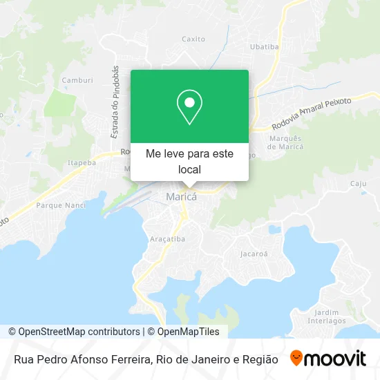 Rua Pedro Afonso Ferreira mapa