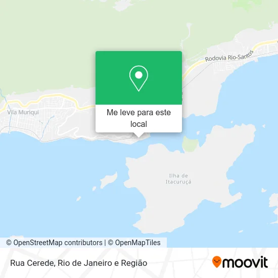 Rua Cerede mapa