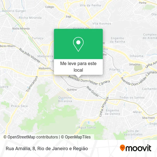 Rua Amália, 8 mapa