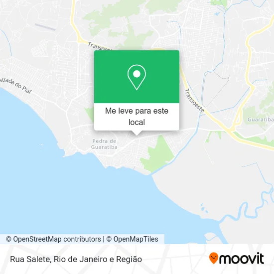 Rua Salete mapa