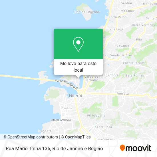 Rua Mario Trilha 136 mapa