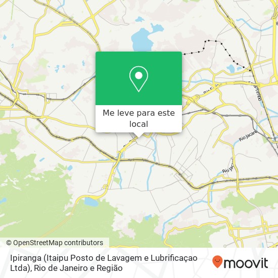 Ipiranga (Itaipu Posto de Lavagem e Lubrificaçao Ltda) mapa