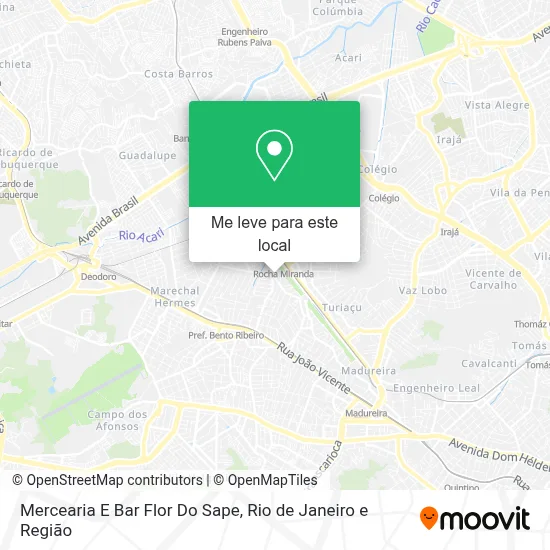 Mercearia E Bar Flor Do Sape mapa
