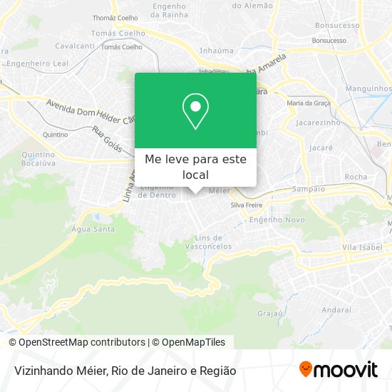 Vizinhando Méier mapa