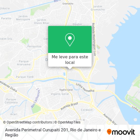 Avenida Perimetral Curupaiti 201 mapa