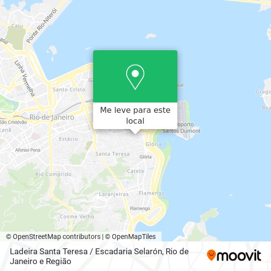 Ladeira Santa Teresa / Escadaria Selarón mapa