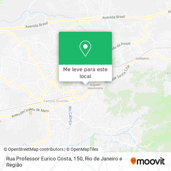 Rua Professor Eurico Costa, 150 mapa