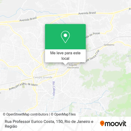 Rua Professor Eurico Costa, 150 mapa