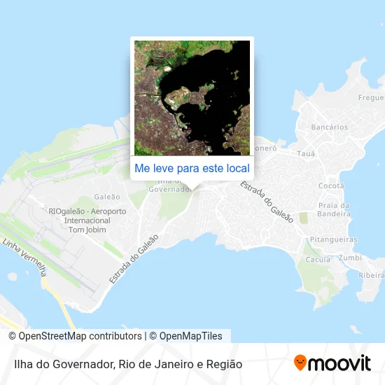 Ilha do Governador mapa