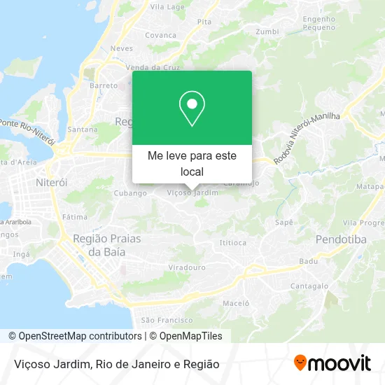 Viçoso Jardim mapa