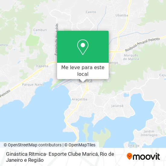 Ginástica Rítmica- Esporte Clube Maricá mapa