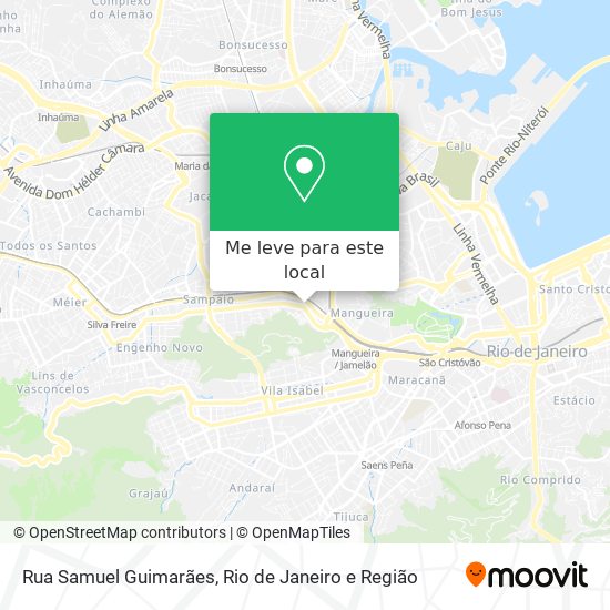 Rua Samuel Guimarães mapa