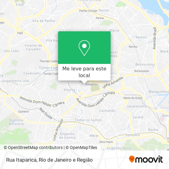 Rua Itaparica mapa