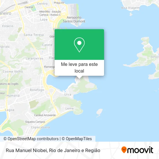 Rua Manuel Niobei mapa