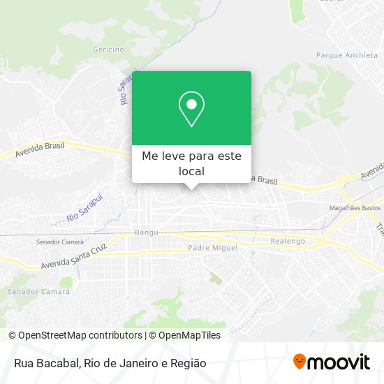 Rua Bacabal mapa