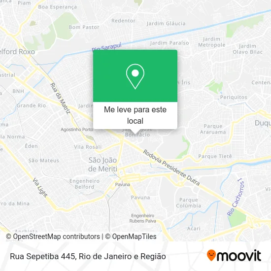 Rua Sepetiba 445 mapa