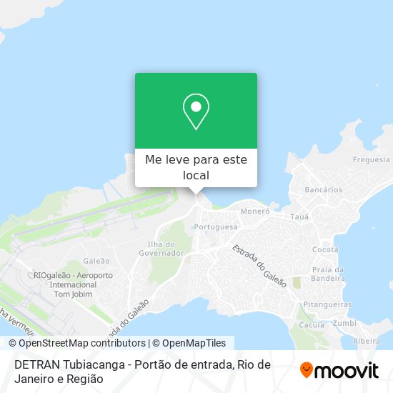 DETRAN Tubiacanga - Portão de entrada mapa