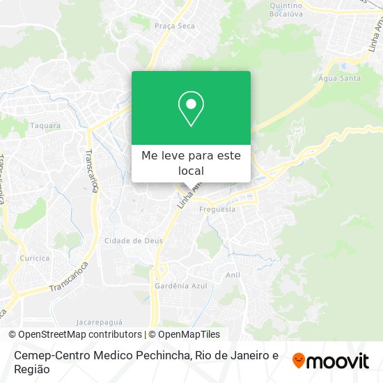 Cemep-Centro Medico Pechincha mapa