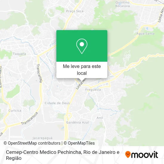 Cemep-Centro Medico Pechincha mapa