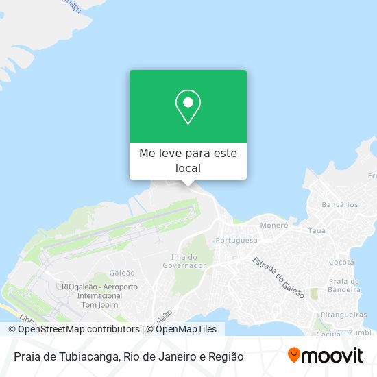 Praia de Tubiacanga mapa