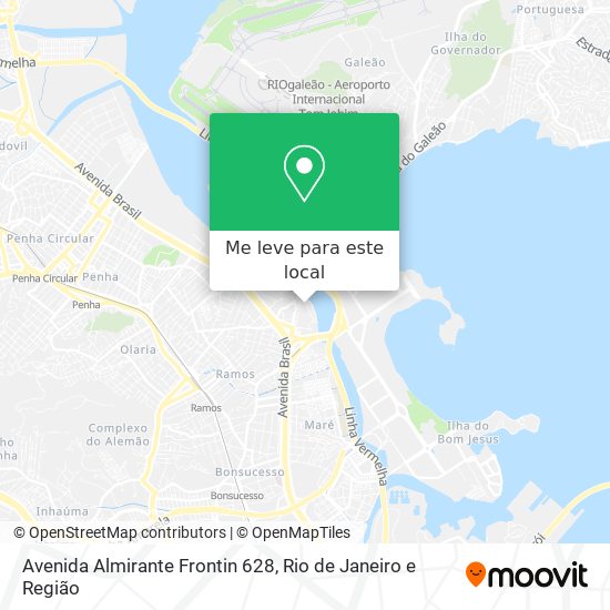 Avenida Almirante Frontin 628 mapa