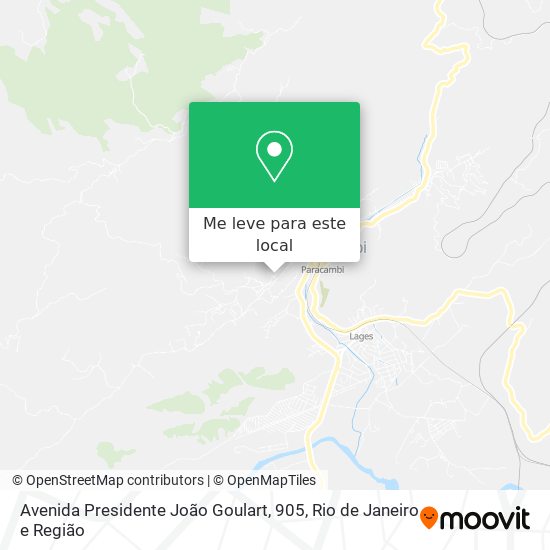 Avenida Presidente João Goulart, 905 mapa